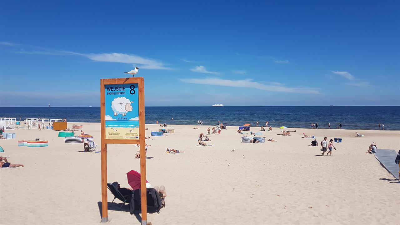 Strand in Swinemünde